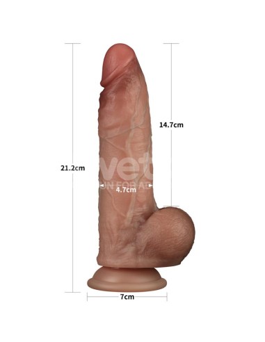 Sliding Pro Dildo Piel Deslizante Retractil Dual Layer 85