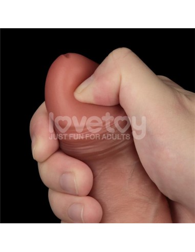 Sliding Pro Dildo Piel Deslizante Retractil Dual Layer 85