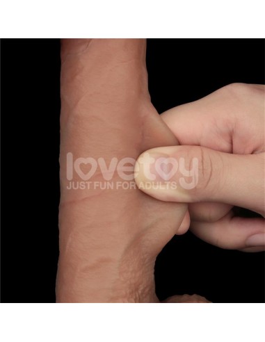 Sliding Pro Dildo Piel Deslizante Retractil Dual Layer 85