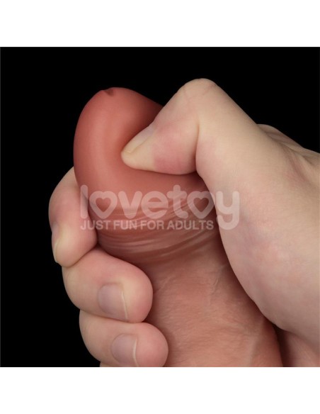 Sliding Pro Dildo Piel Deslizante Retractil Dual Layer 85