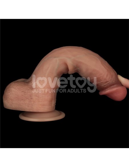 Sliding Pro Dildo Piel Deslizante Retractil Dual Layer 9