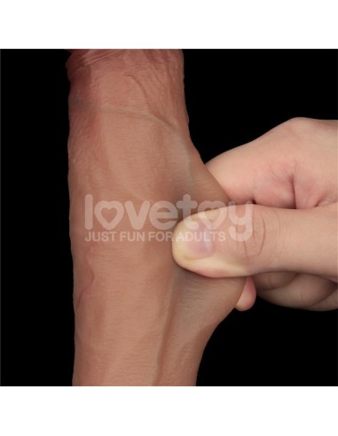 Sliding Pro Dildo Piel Deslizante Retractil Dual Layer 9