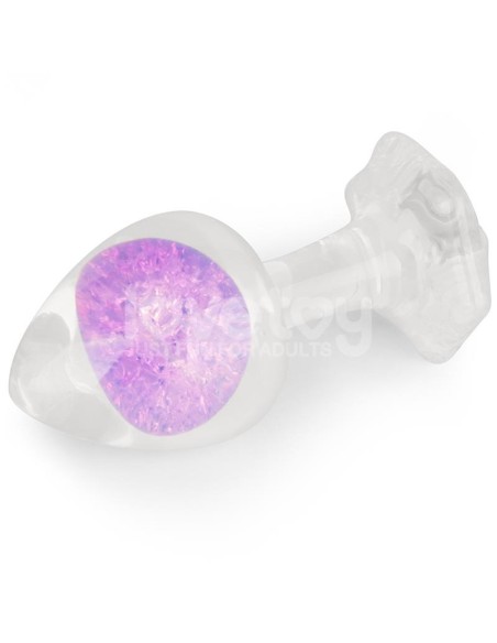 Gemoria Plug Anal de Silicona con Esfera de Cristal