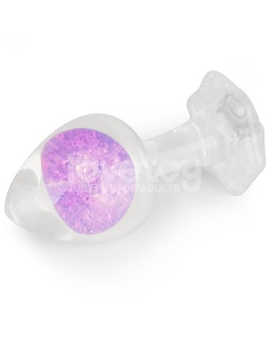 Gemoria Plug Anal de Silicona con Esfera de Cristal