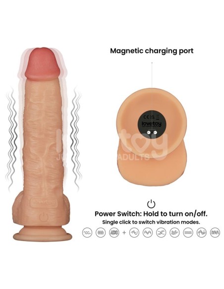 Power Basics Dildo con Vibracion 95
