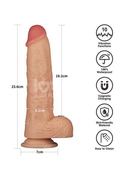 Power Basics Dildo con Vibracion 95