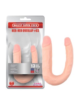 Dildo Doble Her Her Overlap N3 Natural 2