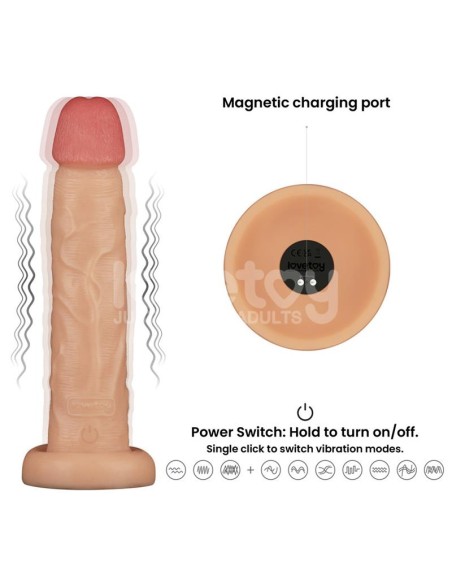 Power Basics Dildo con Vibracion 10