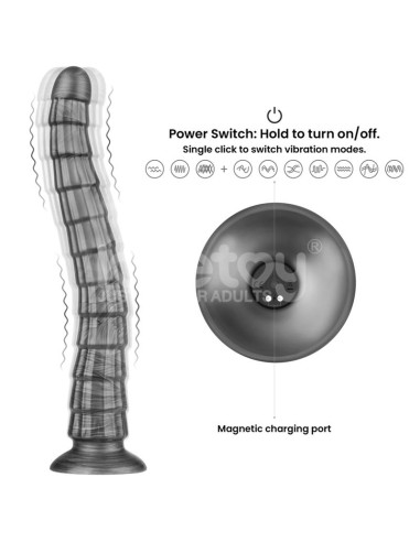 Vibrax Slider Dildo anal con Vibracion King Sized 145