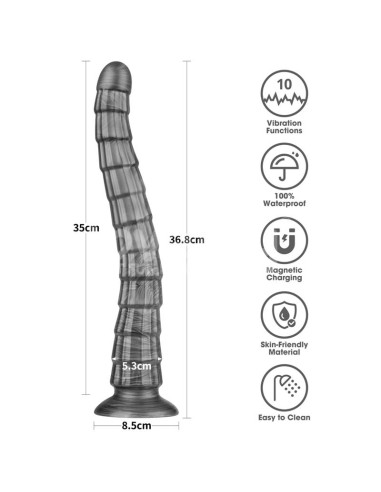 Vibrax Slider Dildo anal con Vibracion King Sized 145