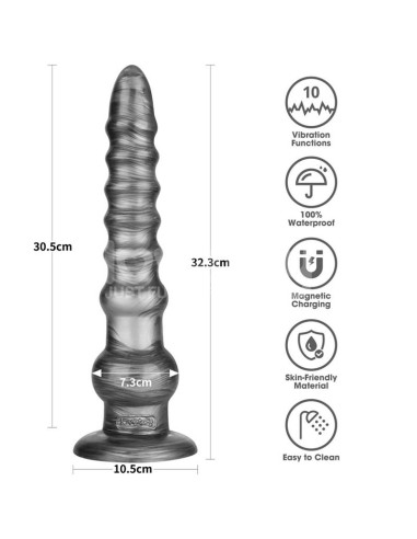 Vibrax Slider Dildo Anal con Vibracion King Sized 125