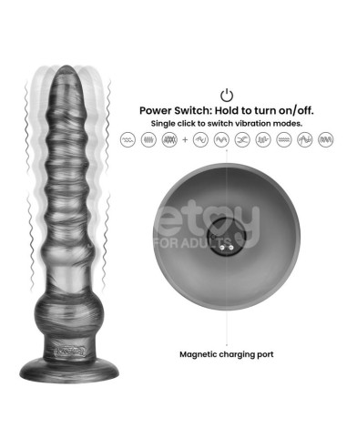 Vibrax Slider Dildo Anal con Vibracion King Sized 125