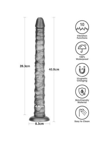 Vibrax Slider DIldo Anal con Vibracion King Sized 16
