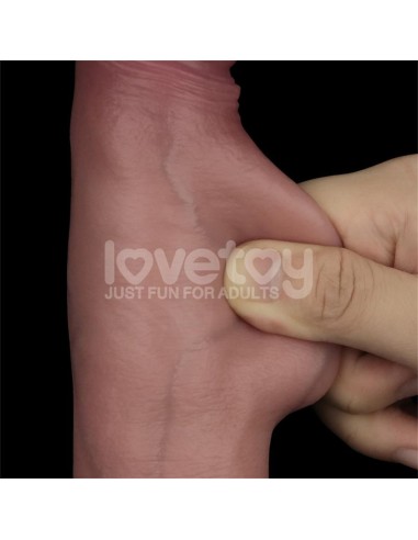 Sliding PRO II Dildo Piel Deslizante Retractil Dual layer 85