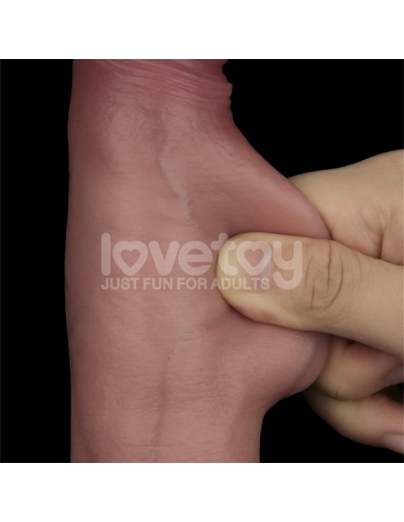 Sliding PRO II Dildo Piel Deslizante Retractil Dual layer 85