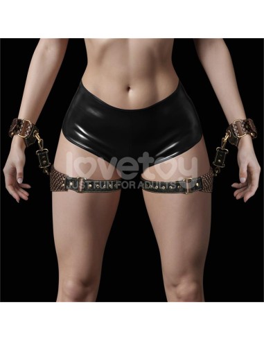 Rebellion Reign Set de Restricciones para Muslos y Munecas