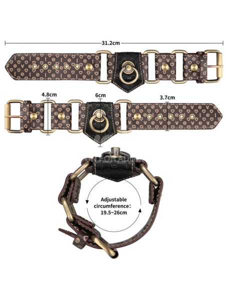 Rebellion Reign Set de Restricciones para Muslos y Munecas