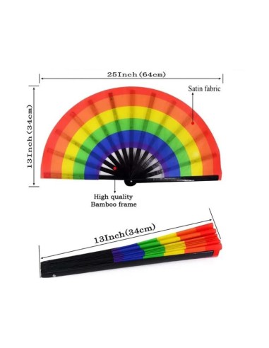 Abanico LGBT XXL