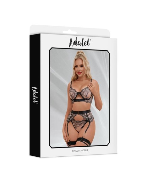 Ximena Set de 4 Piezas con Liguero Ximena Set de 4 Piezas con Liguero