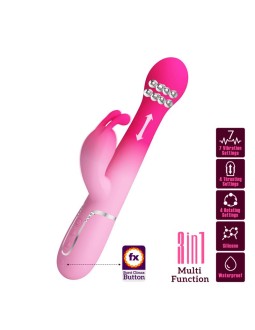 Dejon Vibrador con Thrusting y Bolas Rotatorias