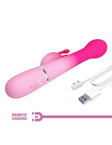 Dejon Vibrador con Thrusting y Bolas Rotatorias