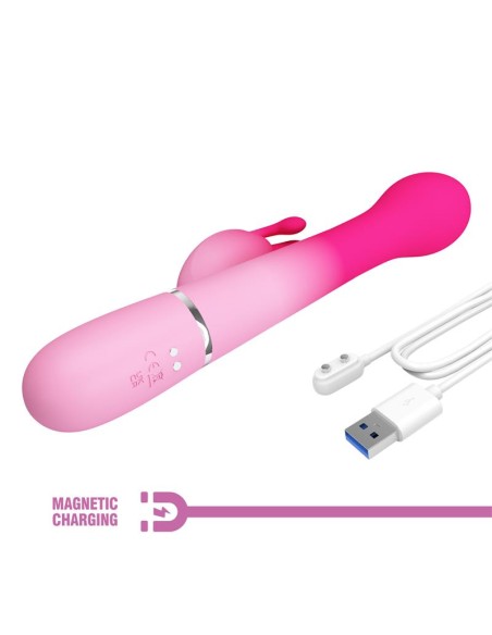 Dejon Vibrador con Thrusting y Bolas Rotatorias