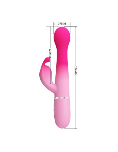 Dejon Vibrador con Thrusting y Bolas Rotatorias