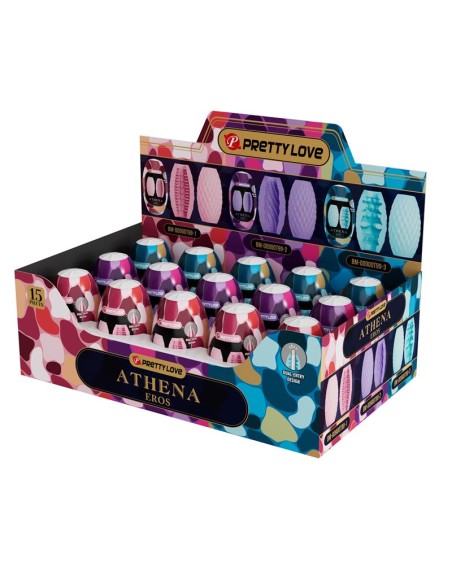 Eros Huevo Masturbador Display 15 uds Surtido