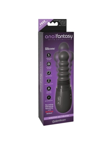 Estimulador Anal con Vibracion Rotacion y Up and Down