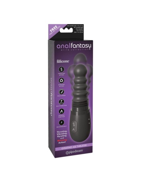 Estimulador Anal con Vibracion Rotacion y Up and Down Estimulador Anal con Vibracion Rotacion y Up and Down