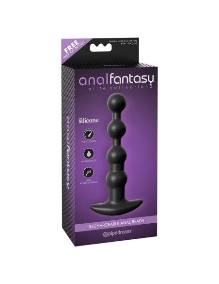 Cadena Anal con Vibracion Negro Cadena Anal con Vibracion Negro