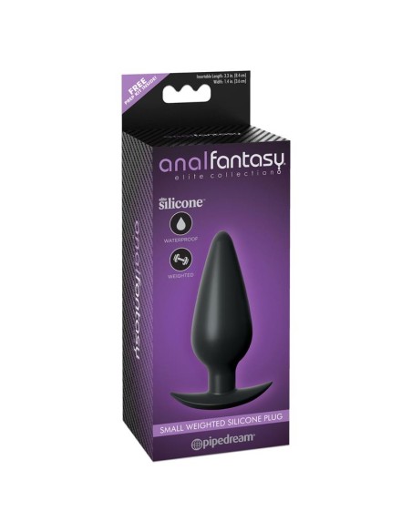Plug Anal con Peso Interno Negro