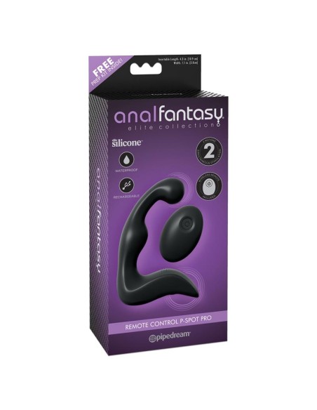 Masajeador Prostatico con Vibracion Negro Masajeador Prostatico con Vibracion Negro