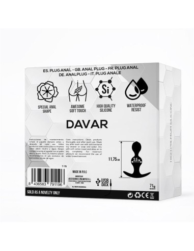 Davar Plug Anal Silicona
