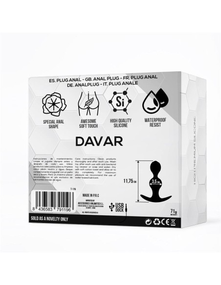 Davar Plug Anal Silicona