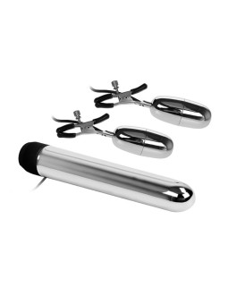 Baile Set Bala Vibrador y Pinzas para Pezones con Vibracion Turbo 2
