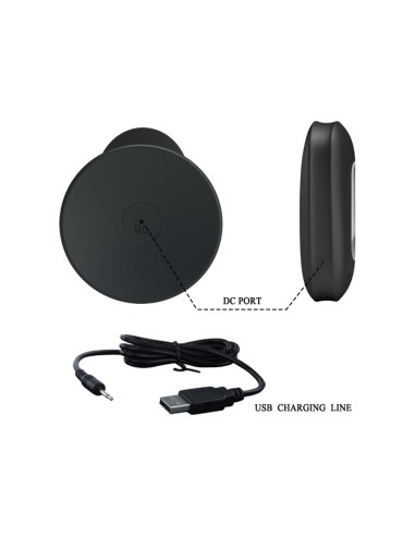 Plug Anal con Vibracion y Control Remoto USB