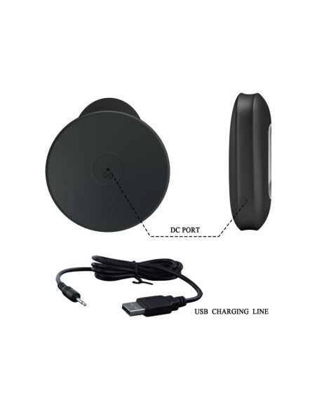 Plug Anal con Vibracion y Control Remoto USB