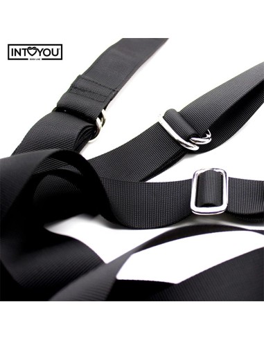 Columpio de Puerta con Soporte de Manos Piernas y Asiento