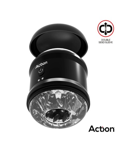 Thor Masturbador con Vibracion Doble Orificio