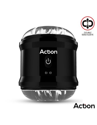 Thor Masturbador con Vibracion Doble Orificio