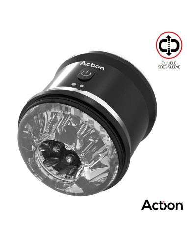 Thor Masturbador con Vibracion Doble Orificio