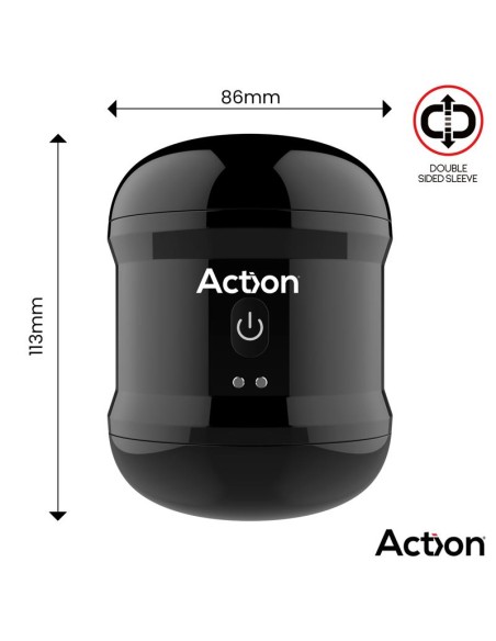 Thor Masturbador con Vibracion Doble Orificio