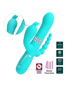 Cammy Vibrador con Bolas Rotadoras y Cadena Anal 2