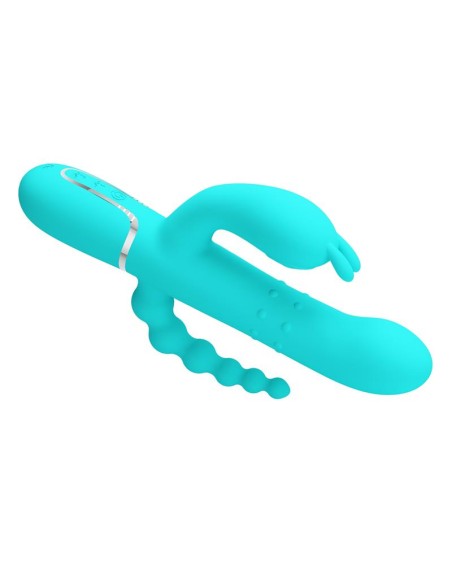 Cammy Vibrador con Bolas Rotadoras y Cadena Anal