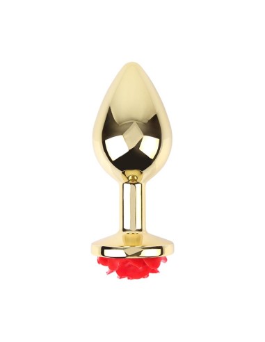 Plug Anal con Joya de Rosa Showy Rose Talla L