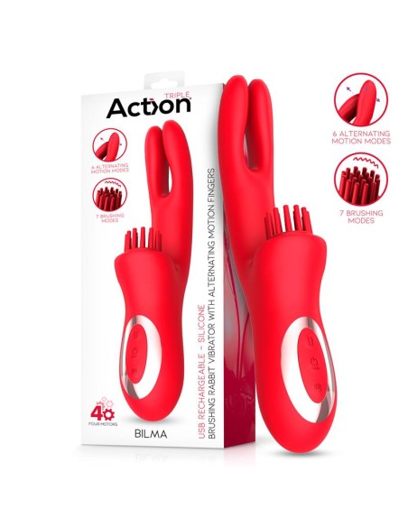 Bilma Vibrador con Movimientos Alternantes y Brushing 4 Motores