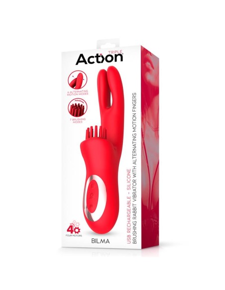 Bilma Vibrador con Movimientos Alternantes y Brushing 4 Motores