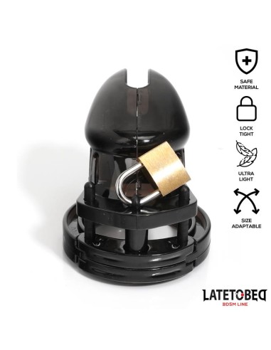 Jaula de Pene de Castidad Short Negro