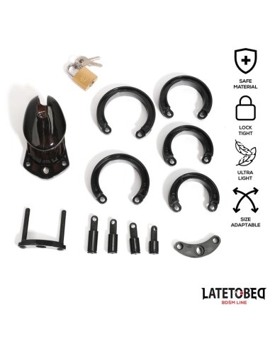 Jaula de Pene de Castidad Short Negro